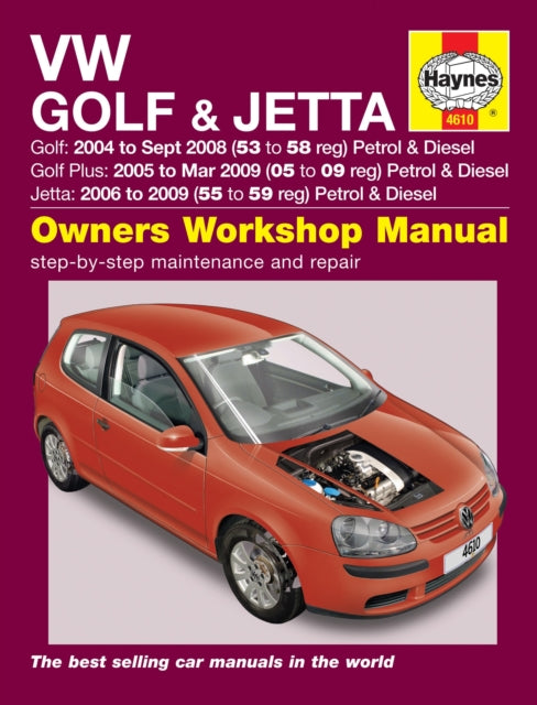 VW Golf (04 - Sept 08), Golf Plus (05 - Mar 09) & Jetta (06 - 09) Haynes Repair Manual