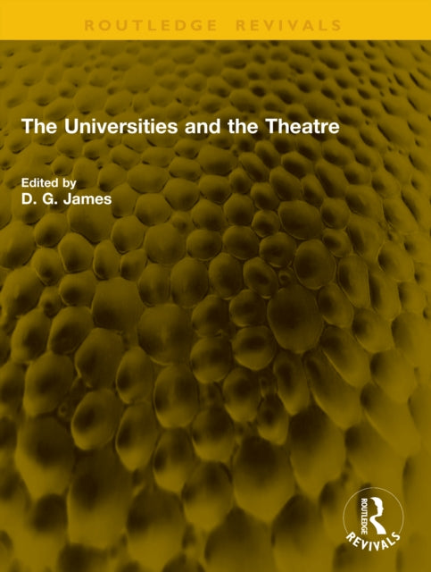 The Universities and the Theatre