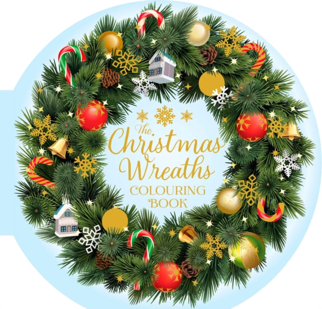 Christmas Wreaths Colouring Book