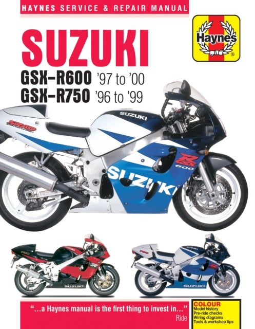 Suzuki GSX-R600 & 750 (96 - 00) Haynes Repair Manual