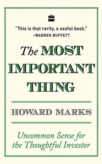 most important thing