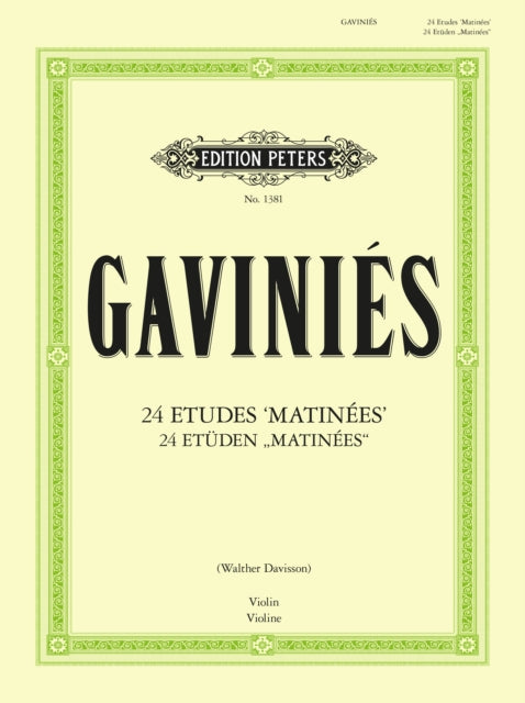 24 Etudes ''Matinées''
