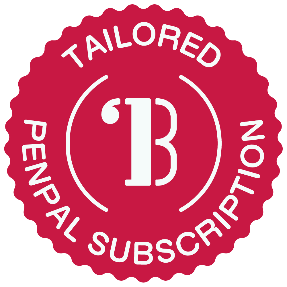 The Backstory tailored penpal subscription