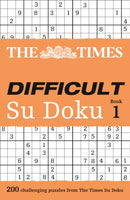 The Times Difficult Su Doku Book 1 : 200 Challenging Puzzles from the Times-9780007232529
