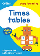 Times Tables Ages 5-7 : Prepare for School with Easy Home Learning-9780008134389