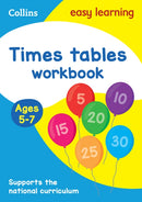 Times Tables Workbook Ages 5-7 : Ideal for Home Learning-9780008134396