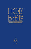 Holy Bible: English Standard Version (ESV) Anglicised Pew Bible (Blue Colour)-9780008182052