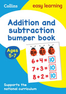 Addition and Subtraction Bumper Book Ages 5-7 : Ideal for Home Learning-9780008275464