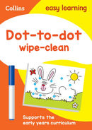 Dot-to-Dot Age 3-5 Wipe Clean Activity Book : Ideal for Home Learning-9780008335823