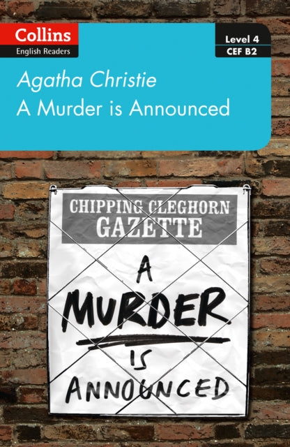 A murder is announced : Level 4 - Upper- Intermediate (B2)-9780008392987