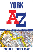 YORK A-Z POCKET STREET MAP MFO