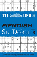 TIMES FIENDISH SU DOKU 18 PB