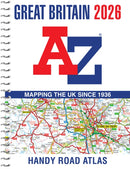Great Britain A-Z Handy Road Atlas 2026 (A5 Spiral) : Easy to Read Map of Great Britain in A5 Size with Spiral Binding-9780008719180