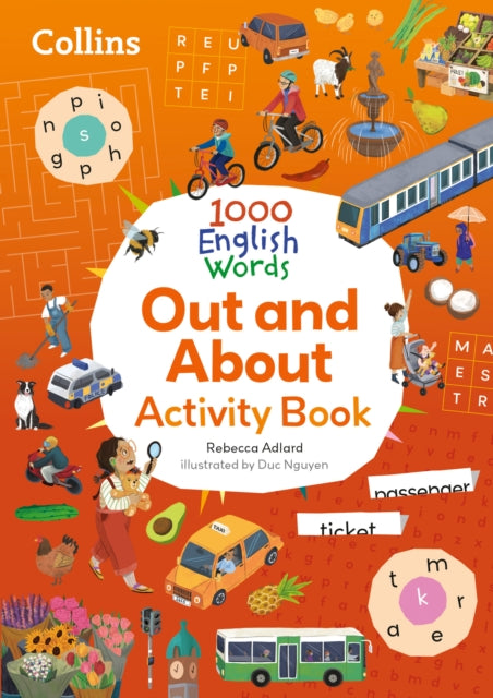 Collins 1000 English Words Activity Book: Out and about
