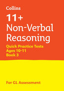 11+ Non-Verbal Reasoning Quick Practice Tests Age 10-11 (Year 6) Book 3 : For the 2026 Gl Assessment Tests-9780008760588
