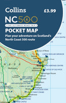 NC500 Pocket Map : Plan Your Adventure on Scotland's North Coast 500 Route Official Map-9780008780432