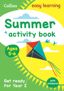 Year 1 to Year 2 Summer Activity Book with stickers