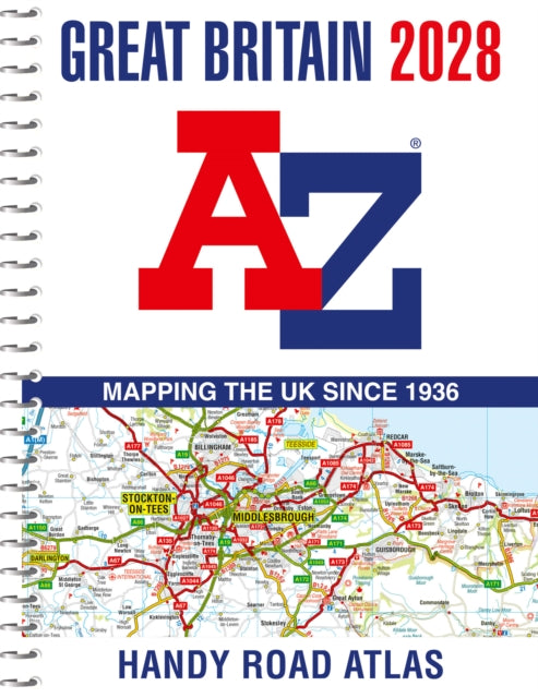 Great Britain A-Z Handy Road Atlas 2028 (A5 Spiral)