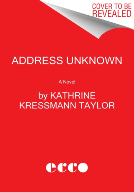 Address Unknown : A Novel-9780063068490