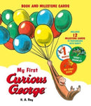 My First Curious George (Book and Milestone Cards)-9780063326590