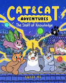 Cat & Cat Adventures: The Staff of Knowledge : A Graphic Novel-9780063381360