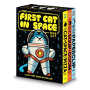 The First Cat in Space 3-Book Box Set : A Graphic Novel Collection: The First Cat in Space Ate Pizza, The First Cat in Space and the Soup of Doom, The First Cat in Space and the Wrath of the Paperclip-9780063471146