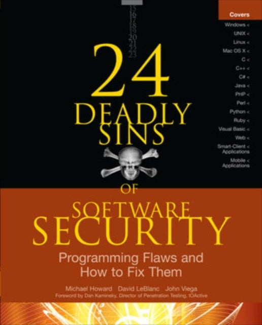24 Deadly Sins of Software Security: Programming Flaws and How to Fix Them-9780071626750