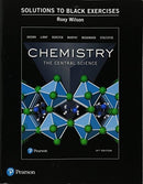 Student Solutions Manual (Black Exercises) for Chemistry : The Central Science-9780134580098