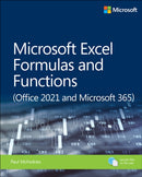 Microsoft Excel Formulas and Functions (Office 2021 and Microsoft 365)-9780137559404