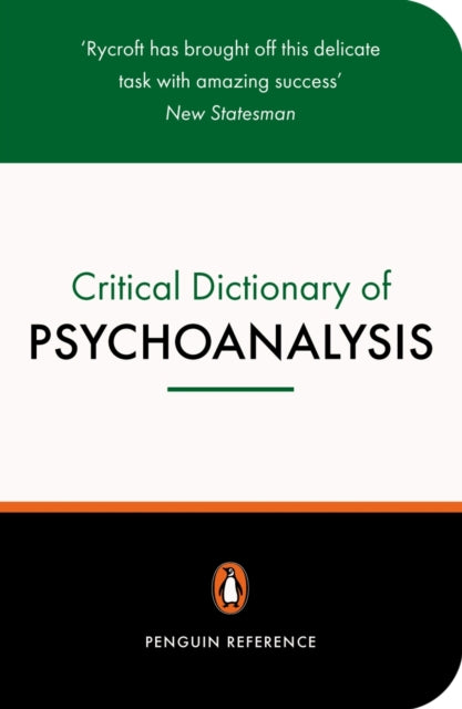 A Critical Dictionary of Psychoanalysis-9780140513103