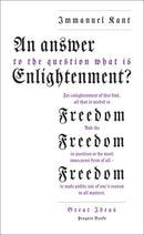 An Answer to the Question: ''What is Enlightenment?''