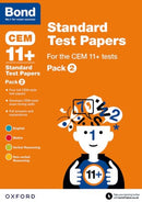 CEM: Bond 11+ Standard Test Papers: Ready for the 2026 Cambridge Select Insight exam