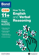 CEM How To Do: Bond 11+ English and Verbal Reasoning (for Cambridge Select Insight)-9780192742889