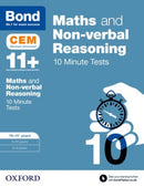 Maths & Non-verbal reasoning: Bond 11+ CEM 10 Minute Tests: Ready for the 2026 Cambridge Select Insight exam