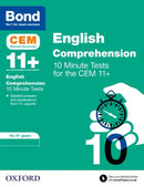 Bond 11+ CEM English Comprehension 10 Minute Tests: Ready for the 2026 Cambridge Select Insight exam