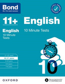 Bond 11+ 10 Minute Tests English 10-11 years: For 11+ GL assessment and Entrance Exams-9780192778369