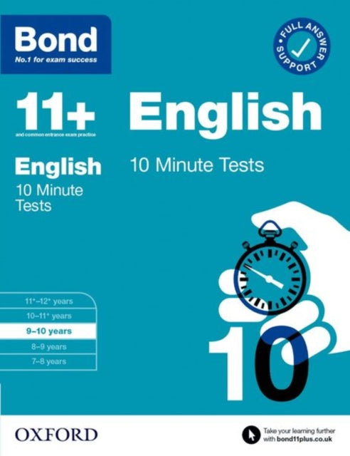 Bond 11+ 10 Minute Tests English 9-10 years: For 11+ GL assessment and Entrance Exams