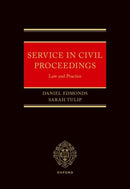 Service in Civil Proceedings : Law and Practice-9780192846914