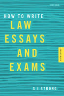 How to Write Law Essays & Exams-9780192848659
