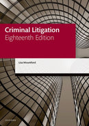 Criminal Litigation-9780192858818