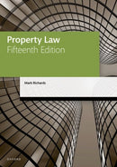 Property Law-9780192858849