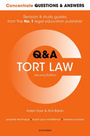 Concentrate Questions and Answers Tort Law : Law Q&A Revision and Study Guide-9780192865656