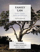 Family Law : Text, Cases, and Materials-9780192865687