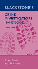 Blackstone''s Crime Investigators'' Handbook