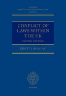 Conflict of Laws within the UK-9780192870520