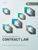 Poole''s Casebook on Contract Law
