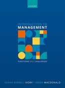 Introduction to Management : Functions and Challenges-9780192893512