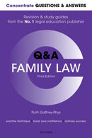 Concentrate Questions and Answers Family Law : Law Q&A Revision and Study Guide-9780192897220