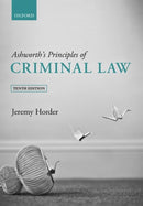 Ashworth''s Principles of Criminal Law