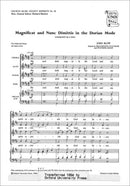 Magnificat and Nunc Dimittis in the Dorian Mode-9780193952966